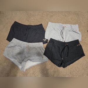 Victorias Secret Shorts Set in Black and Gray Lot Of 4